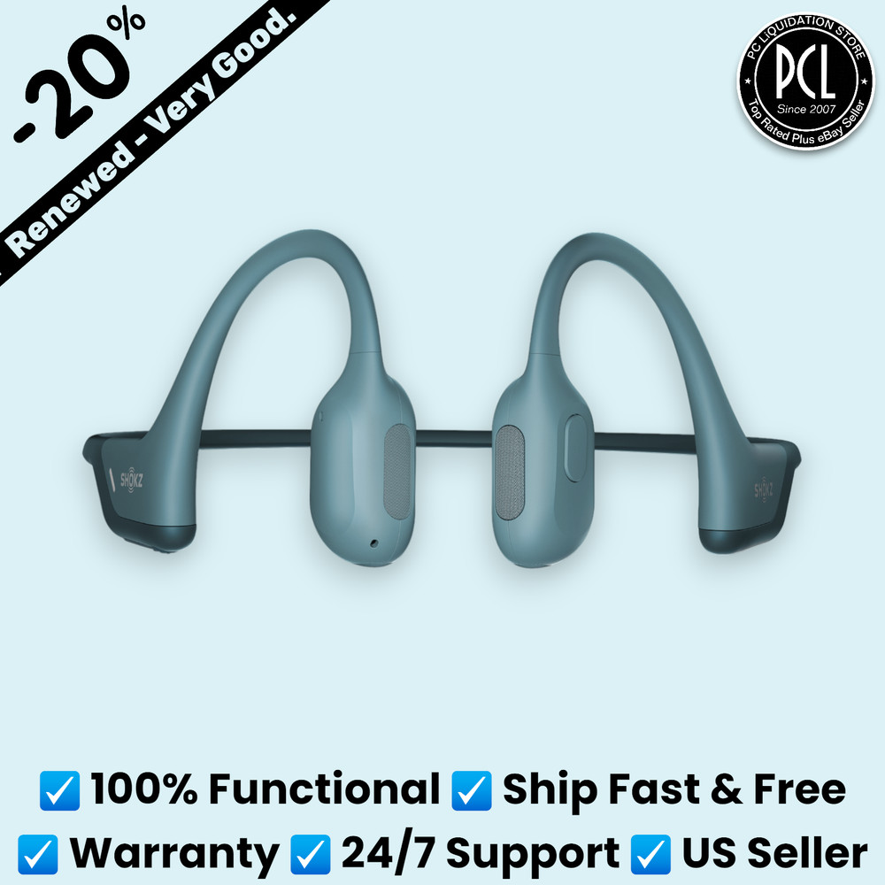✅ Shokz OpenRun Pro MINI Bone Conduction Sport Headphones Enhanced Bass – BLUE ✅