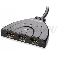 HDMI Switch 3×1 HDTV 1080p Splitter Cable Adapter Converter Hub Box 3 In 1 Out