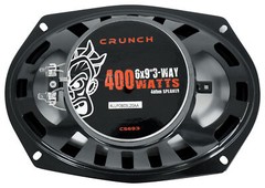 Pair Crunch CS693 6×9″ Car Audio 3-Way Speakers 400 Watts Max