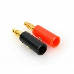 40PCS 4mm Gold Plated Banana Plugs Audio Jack Speaker Wire Cable Screw Connector