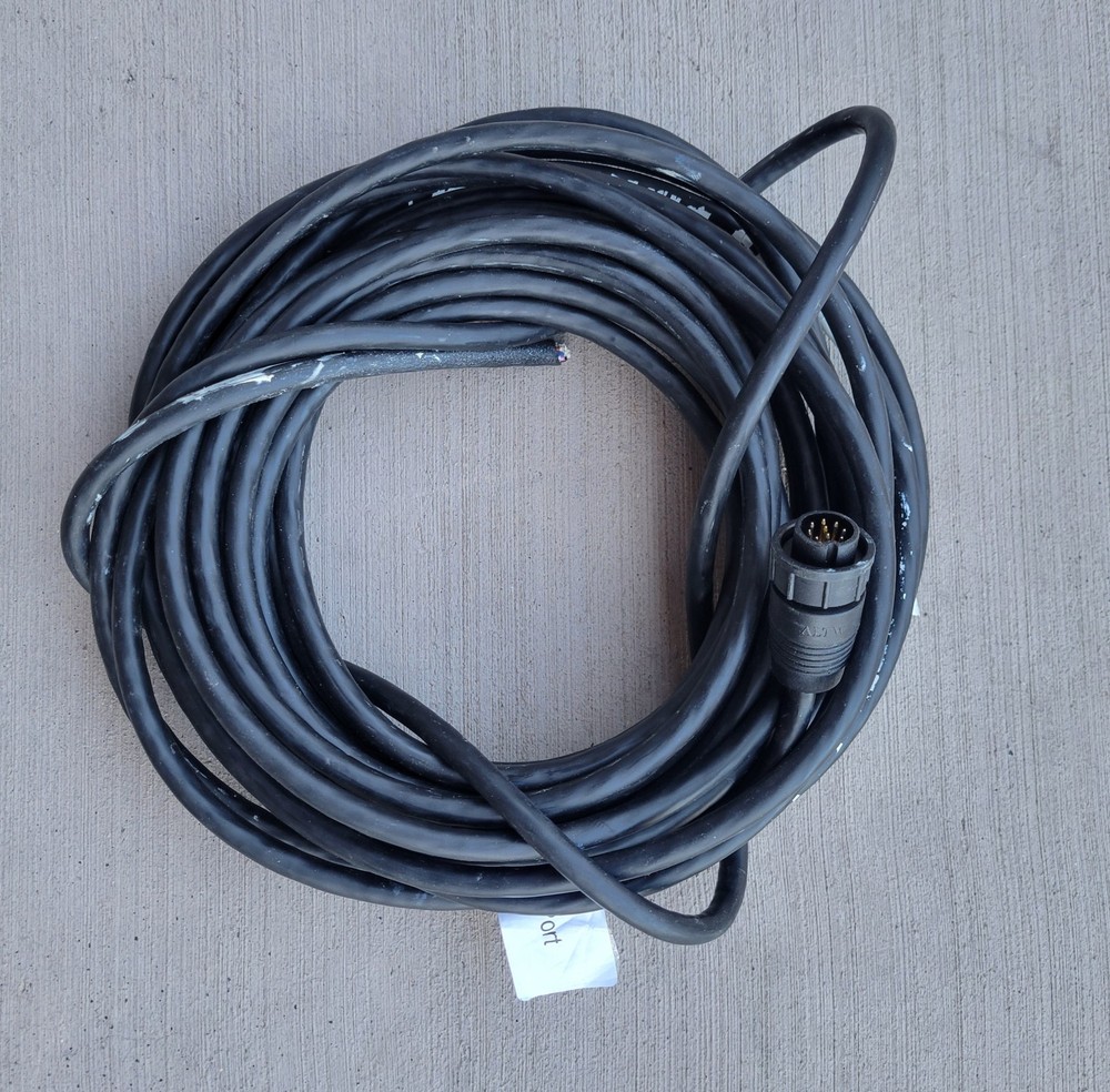 Lowrance Simrad 9-Pin Transducer Extension Cable 28′ long Pigtail
