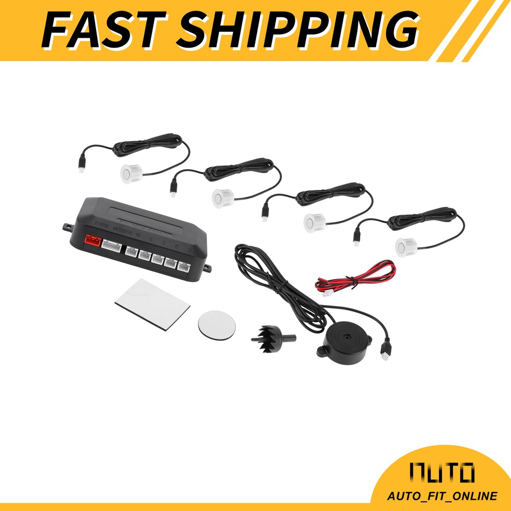 Single Plastic,Metal Reverse Parking Radar System Universal