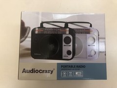 Multi-Band AM/FM/SW1-2 Radio Transistor AC or Battery Operated Black