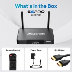 🔥SuperBox S6Pro with all channel no S7Pro Same Day Shipping CA VS vSeeBox v5pro