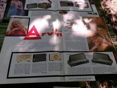 Several Arvin Car Radio Advertising Brochures or Leaflets, Good Stored Condition