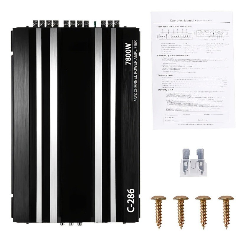 3800W/7800W Watt 4 Channel Car Truck Amplifier Stereo Audio Speaker Amp System