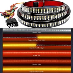 For Ford F-150 Tailgate LED Strip Bar Truck Brake Turn Signal Tail Light 60″Inch