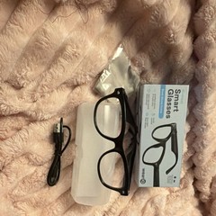 wearIQ SS-SHINYBB2 Bluetooth Smart Glasses Black Glossy Frame