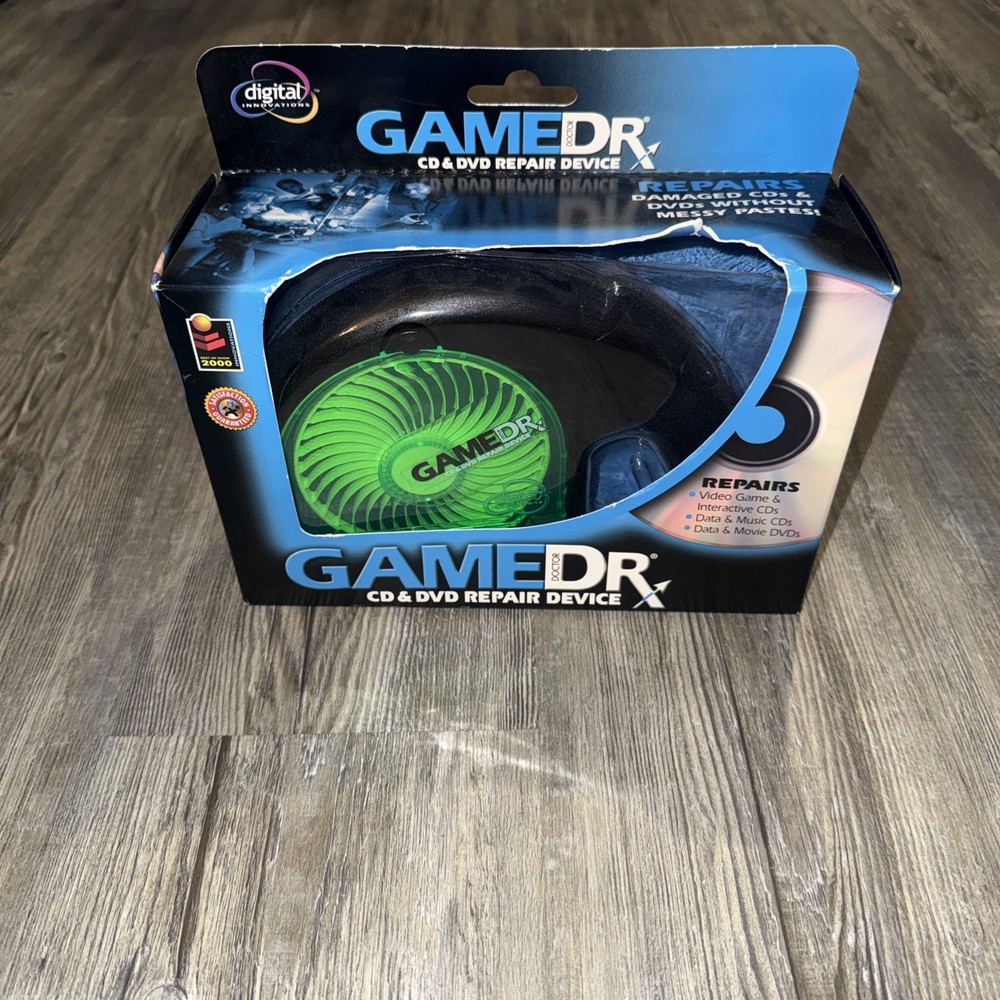 Game Doctor CD & DVD Repair Device for Video Games Music Data Repair Sealed