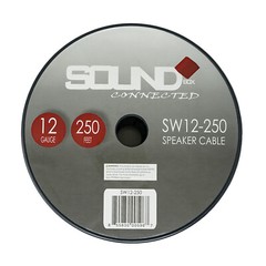 SoundBox SW12-250, 12 Gauge Home / Car Speaker Wire Spool – 250′