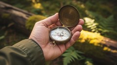 American Compass Antique Vintage Brass Compass Rustic Vintage Home Decor Gifts