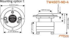 2x PRV Audio TW450Ti-ND-4 Bullet Neodymium Pro Super Tweeter 4 Ohm Titanium 240W