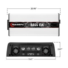 Taramps BASS 15K Class D Amplifier 15000W RMS Monoblock 1 Channel Car Audio