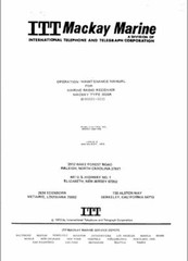 ITT MCKAY 3020A COMMUNICATIONS RECEIVER OPERATION – MAINTENANCE MANUAL