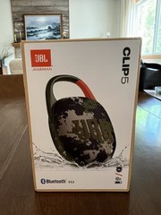 JBL Clip 5 Bluetooth Speaker Waterproof Portable Carabiner Squad Camo