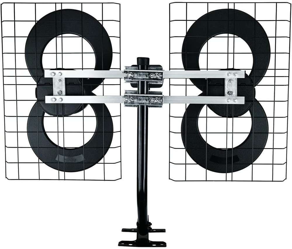 ClearStream 4 UHF Indoor/Outdoor TV Antenna 70+ Mile Range 4K 8K UHD w/ 20″ Mast