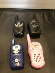 Walkie-Talkie Cobra micro talk Motorola five star Midland X-talk Lot Of 4 Tested