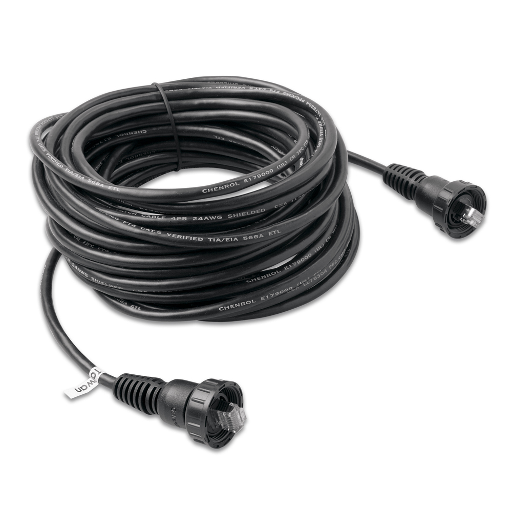 Garmin 40′ (40ft) Marine Network Data Cable – RJ45 for Radar/GPS Connection