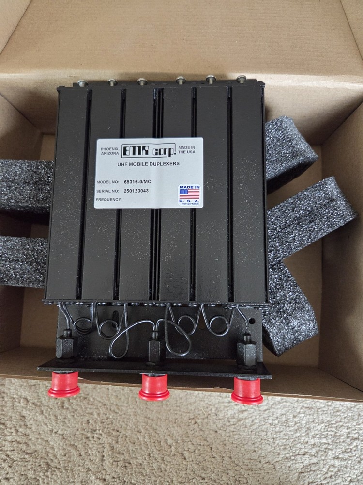 EMR 65316-0/MC (5G) 50-WATT UHF DUPLEXER. 440-470 Mhz