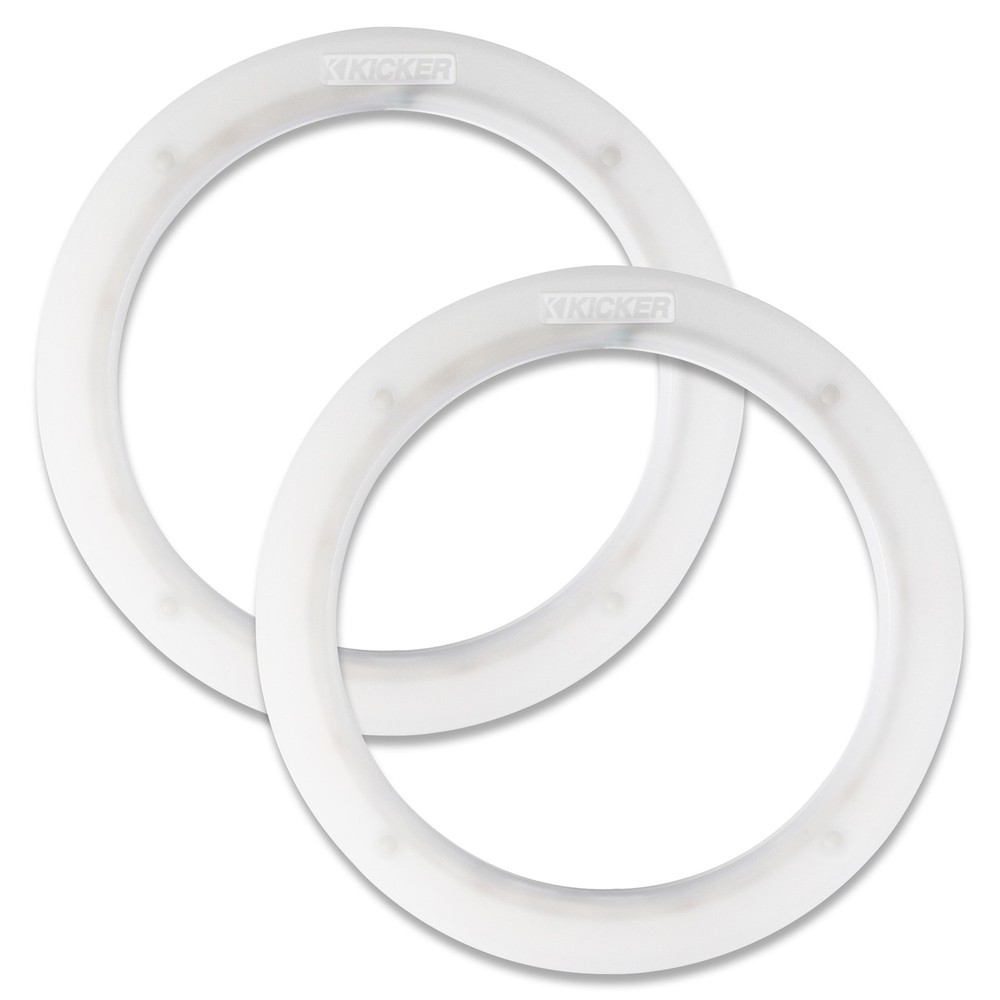 Kicker 47KLSR8 8″ Weather Proof Led Lighted Speaker Ring, Fits Km8 Coax, Pair