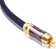 Dual Shielded od 8.0mm 1 Rca Male To 2 Rca Male Audio Cable Rca Yadapter Subwo