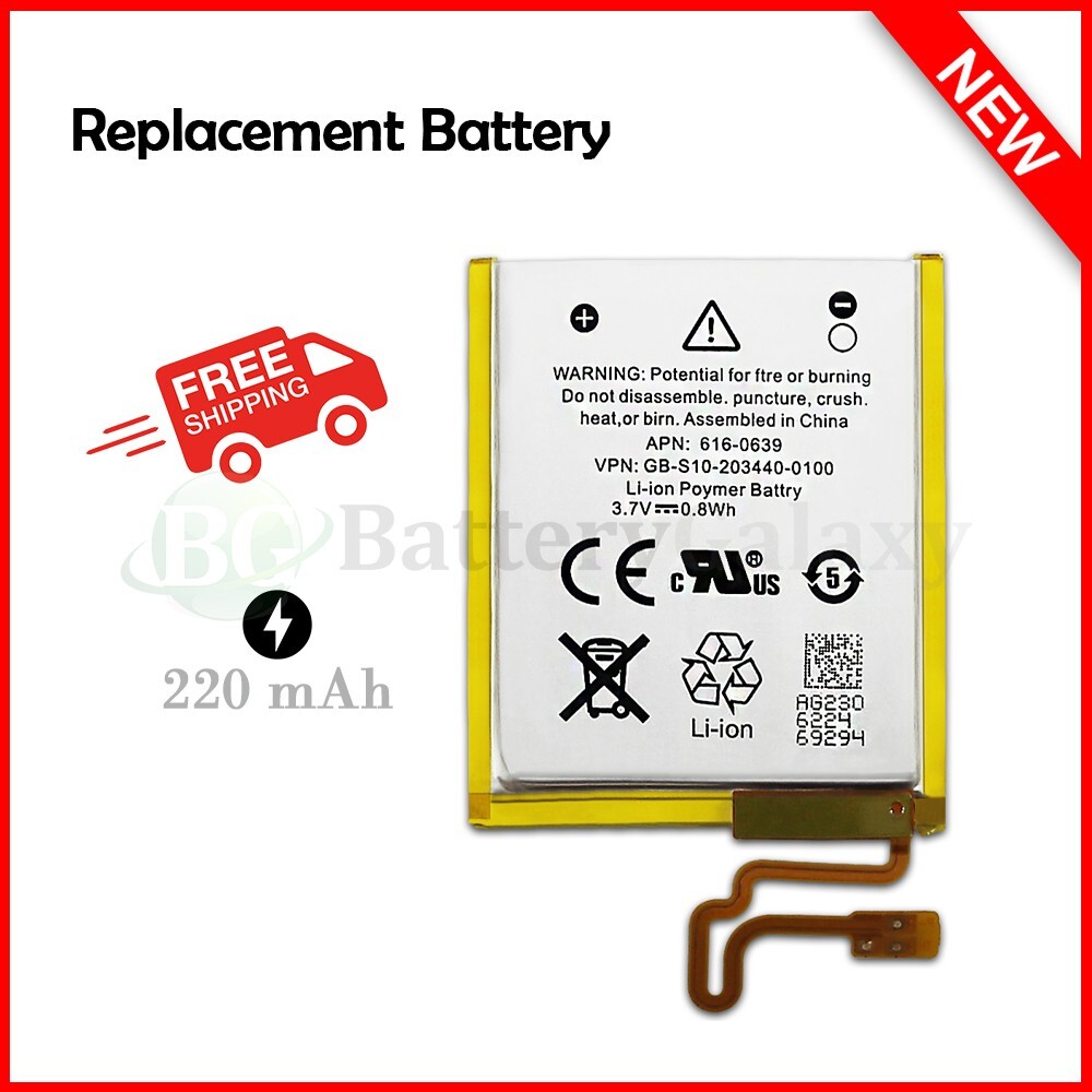 Replacement internal battery for ipod Nano 7 7G 7TH GEN A1446 16GB TOP US SELLER