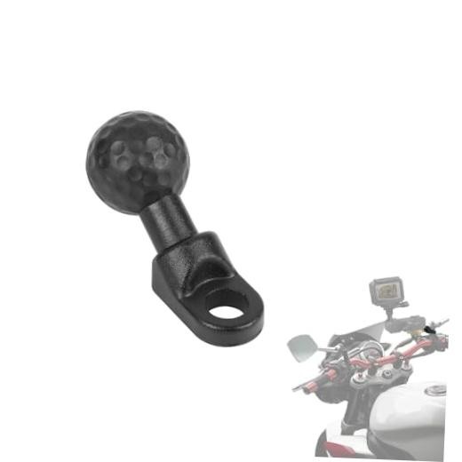 1” Ball Head for Rearview Mirror, Angled 1-Inch Ball Head Mount for