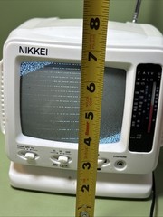 Portable Nikkei 5.5 In Black & White Television With Radio