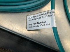(5) All Tech Engineering 0985 S4549 104/C.5M, 5M, &1M Data Cables