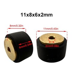 Left -source pinch roller for Nakamichi cassette decks based on Sankyo transport