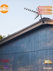 Newly upgraded Outdoor 4K HDTV Antenna VHF UHF 200 Mile Range Mounting Hardware