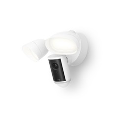 Ring Floodlight Cam Pro 4K (Newest Model) Wired | 2nd gen | Sealed | White