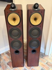 $$$ AWESOME B&W CDM 9NT FLOOR-STANDING SPEAKERS IN CHERRY WOOD $$$