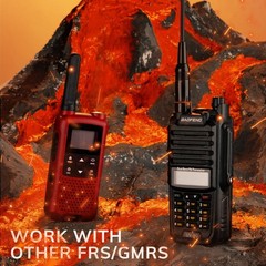 Baofeng UV-9G GMRS Radio 2 Packs IP67 Waterproof Repeater Capable NOAA Walkie