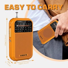 Compact D220 AM FM SW Receiver – Easy to Use, Battery Operated Transistor Radio