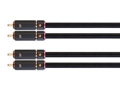Monoprice Male RCA 2 Channel Stereo Audio Cable – 3 Feet – Black, Gold Plated