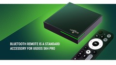 UGOOS SK4 PRO TV Box Android 14 4G 64G WiFi 100M BT5.4 AV1 VP9 H.265 4K HDR Box