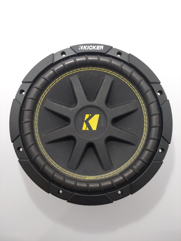 KICKER Comp C10 10C104 10in Single Voice Coil 4 Ohm Car Subwoofer