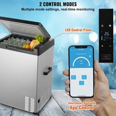 Portable 70L Car Fridge: -20°C–20°C, Rapid Cooling, Eco/Max Mode, Dual Input