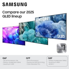 SAMSUNG 55″ CLASS QLED Q8F 4K UHD QN55Q8FAAFXZA 2025 MODEL – BLACK