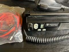 Motorola Radius CM200 VHF Mic and Cable Full Kit AAM50KQC9AA1AN READ DESCRIPTION