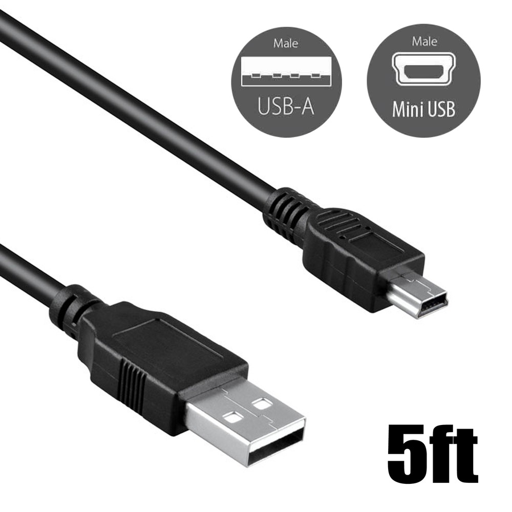 5ft Mini USB Connector Cable Cord Lead for Stonex S4 II Handheld GPS Receiver