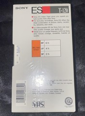 Sony ES T-120 Repeated Taping Up To 6 Hours Recording VHS NEW SEALED Lot Of 4