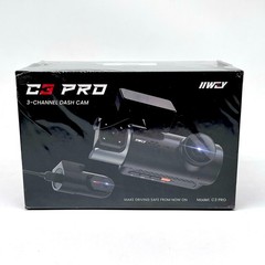 IIWEY C3 Pro 3 Channel 1080P HD Dash Camera with GPS for Car