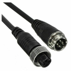 Advanced 15M 4Pin Extention Cable Waterproof for CCD Backup Camera Caravan Black