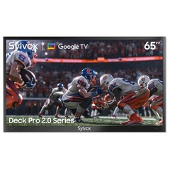 Sylvox 65in Google Outdoor TV 1000 nits Dolby Atmo IP55 Waterproof Voice Control