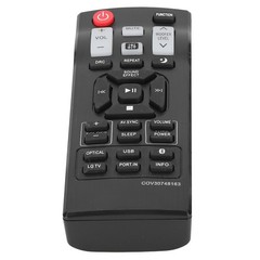 1 Replacement Remote Control For Black ABS Durable
