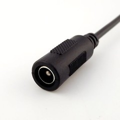 DC Power Mini USB 5 Pin to 5.5mm x 2.1mm Female Jack Adapter Charging Cable 15cm