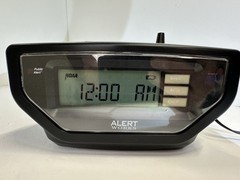 Alert Works EAR-10 NOAA Weather Alert Radio Digital Display Snooze Black/Silver