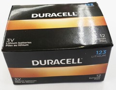 Duracell 3V CR123A Lithium Batteries, 24-Pack, Expire MAR 2034